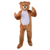 2021 plush animal cosplay part fancy dress big brown adult teddy bear mascot costume