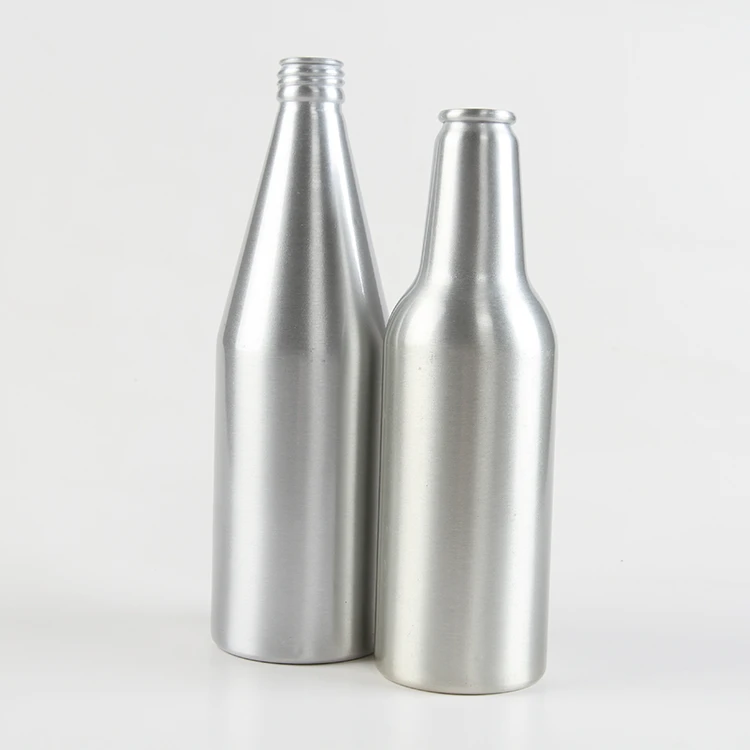 2021 Silver Aluminium Drink Bottle Aluminum Wine Bottles With Screw Cap