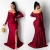 Import 2021 Spring Long Sleeve One Shoulder Sexy Bodycon Formal Women&#x27;s Evening Dresses from China
