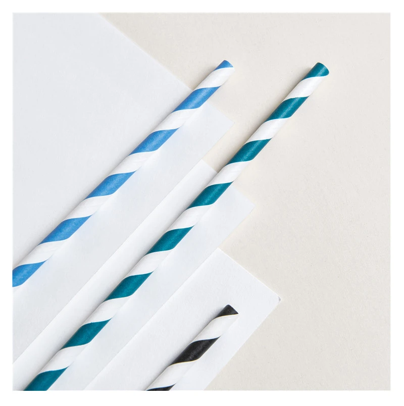 2021 Top selling biodegradable paper drinking straw, customized color disposable paper straw