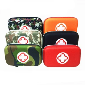 2021Hot Sell Waterproof Small EVA material Outdoor Portable Family Backup First Aid kit Car Emergency Kit