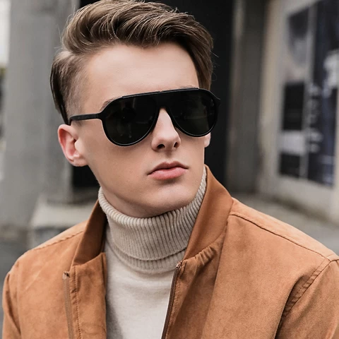 2022 2023 New Arrivals Stylish Popular Simple Model High Quality Men Driving Fashion Italy Design Polarized Sunglasses