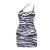 Import 2022 custom New Fashion Women High Quality asymmetric Spaghetti Strap Bodyon Dresses Mini beach Dress from China