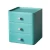 Import 2022 New Stackable Drawer Plastic Storage Box Office Desktop Solid Color Storage Box from China