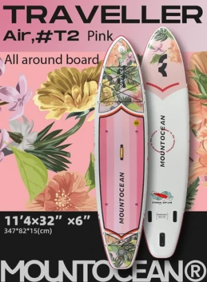 2024 Mountocean High Quality OEM Inflatable SUP Stand Paddle Board Customized ISUP Paddleboard at Wholesale Price