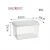 Import 20L Wholesale PP Material Transparent Multi-function Cheap Plastic Storage Bins with handles from China