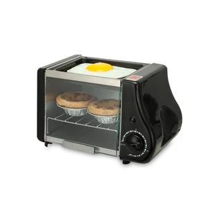 220W Colorful Multi-function Mini 1.5L electric Oven with Mechanic control size 22X15X14cm