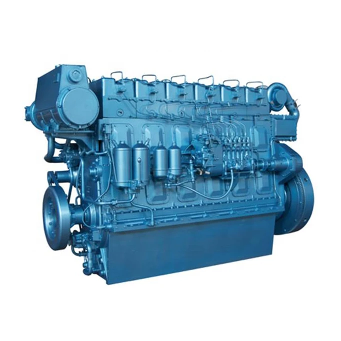 223 hp-490 HP low speed Weichai R6160 marine diesel engine old-fashioned boatengine for fishing boat / cargo ship / sand pump