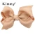 25 Bulk Ribbon Hair Bows For Girls Pure Color 3 Inch