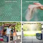 2.5X3M PVC Floor Matting Caravan RV Annexe Camping Tent Mat