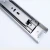 Import 3 fold furniture hardware cabinet ball bearing drawer slide rail channel price from China