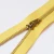 Import #3 Yellow Brass Teeth Jeans Zipper with Semi-lock Slider from China