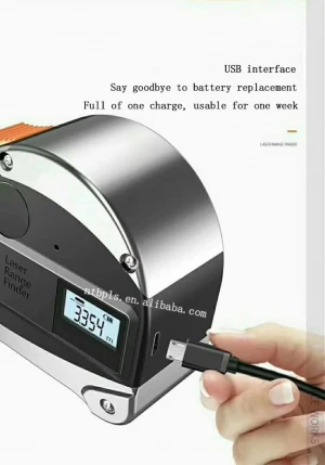 30m+5m digital tape measure laser from China factory