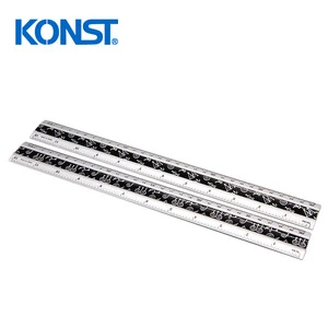 30mm Metal ruler /aluminum metal thick straight ruler with round conner