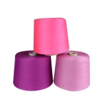 30S CVC Cotton Polyester blend yarn Melange T-shirt Yarn for knitting