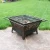 Import 32inch Outdoor Wood Burning Squrae Fire Pit with Spark Screen from China