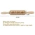 Import 35*5cm Christmas Embossing Rolling Pin Baking Cookies Biscuit Fondant Cake Dough Engraved Wooden Roller Reindeer Elk Snowflake from China