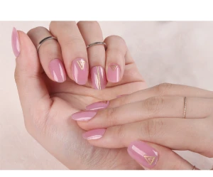 3D Gel nail sticker - Pink Line Made in Korea OEM available