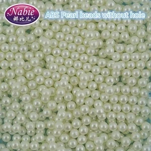 3mm-16mm round loose ABS plastic bead no hole withouth hole for clothes garment accessory