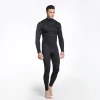 3mm Mens Wetsuit Black Chest Zip Thicken Thermal Jumpsuit Surfing Snorkeling Wetsuit
