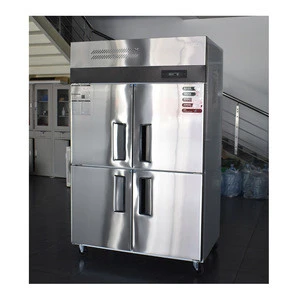 4 doors commercial stainless steel kitchen refrigeration equipment refrigerator