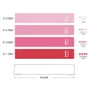 4 PCS 12 Inch Length 4 Levels TPE Resistance Band Mini Loop Belt Fitness Ring With Gradient Color Wholesales
