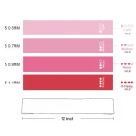 4 PCS 12 Inch Length 4 Levels TPE Resistance Band Mini Loop Belt Fitness Ring With Gradient Color Wholesales