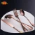 Import 4 Piece Rose gold Stainless Steel Flatware ,Spoon Fork Knife advanced Cutlery Set Dining Dinnerware Tableware from China