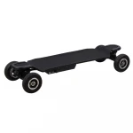 4 wheels dual motor electric skate board blank wood deep concave deck long board electric skateboard
