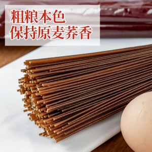 400g Wholesale chinese bulk direct producer buckwheat soba noodles nutritional grain cereal maize starch buckwheat noodle