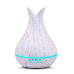 400ml humidifier fragrance scent  diffuser machine wood grain ultrasonic electric essential oil diffuser