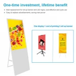 43 49 inch portable mobile poster lcd advertising players board screen digital signage and displays
