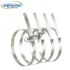 4.6mm*200mm 304 stainless steel cable ties , ball look type