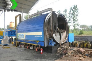 5-15 tons processing capacity plastic recycling machine price for pyrolysis waste plastics to fuel oil