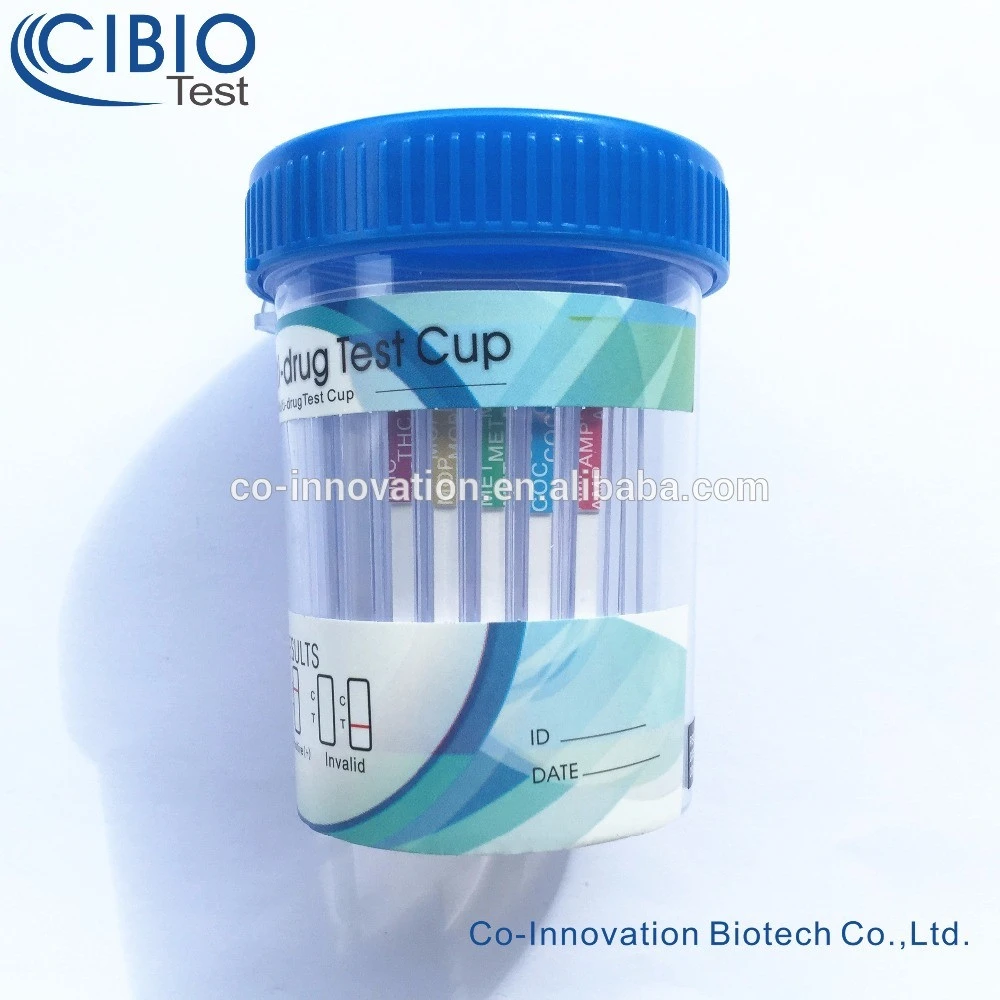 5 PANEL drug test urine cup - (THC/COC/AMP/OPI/PCP) FDA 510K,Clia-waived