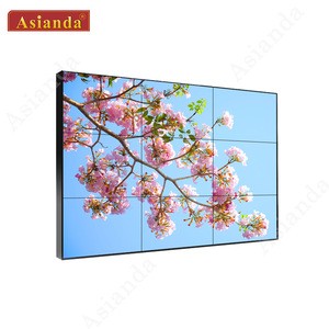 55 inch lcd panel super bezel cctv video wall 35mm 500nits/5.3mm lcd video wall for advertising display