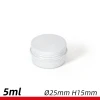 5g/ml Coloured Small Round Aluminium Metal Tin Can Lip Balm Container Jar