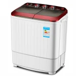 5kg kg double barrel, parallel bar, semi-automatic mini home washing machine, dehydrated and dried, stainless steel barrel for b