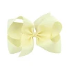 6 inch Ribbon Hair Bows with Alligator clip Hairgrips for women kids girls