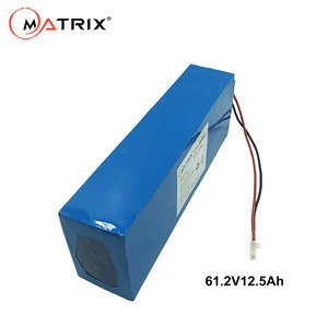 60 volt lithium battery 60V 12Ah lithium ion rechargeable motorcycle hoverboard battery pack
