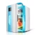 60L Bar Fridge Glass Display Cabinet  Minibar Fridge Freezer Small Refrigerator