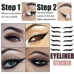 6Pairs/set Waterproof Double Eyelid Line Stick Reusable Sticker Self-adhesive Glitter eyeliner sticker wing tattoo makeup