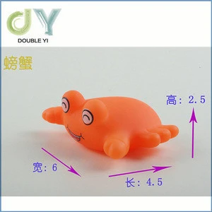 6pcs/set baby bath toy pvc floating animals for wholesale