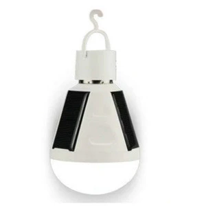 7W 12W E27 B22 Base Rechargeable Solar Emergency light LED lamp Bulb