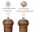 Import 8 Inch Wood Salt Pepper Grinder Shakers Set With Adjustable Ceramic Rotor from China