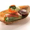 80mm bamboo food leaf sushi boat