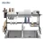 Import 85cm Drying Dryer Holder Metal Stand Plate Shelf Rack Two Tiers Dish Drainer Kitchen Storage from China