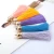 Import 8CM Wholesale PolyesterSmall Tassel Curtain Ear Clothing Tassel Key Chain Bag Pendant Accessories Ice Silk Tassel from China