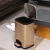 Import 8L/12L rose gold 13 gallon trash can touch free foot pedal control smart waste bins car/office/home from China