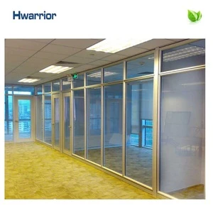 8mm 10 mm 12mm tempered glass office  partition wall price